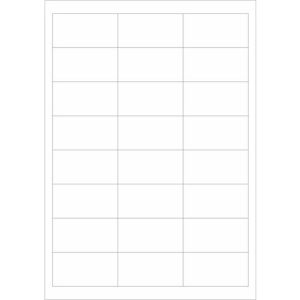 Schäfer Shop Select Universal-Etiketten, 64,6 x 33,8 mm, Permanentkleber, 2400 Stück