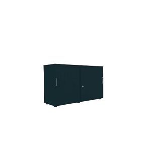 Schiebetürenschrank, B 1200 mm, 2 OH, graphit