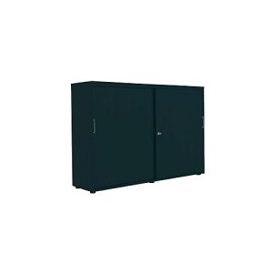 Schiebetürenschrank, B 1600 mm, 3 OH, graphit