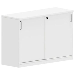 Schiebetürenschrank NEVADA, B 1200 x H 825 mm, weiß