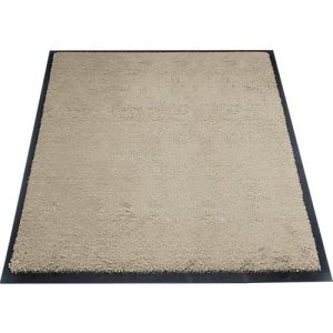 Schmutzfangmatte miltex Eazycare Style, eckig, antistatisch, UV-beständig, waschbar, High-Twist-Nylon & Niltrilgummi, 750 x 850 mm, graubeige Schmutzfangmatte miltex Eazycare Style, eckig, antistatisch, UV-beständig, waschbar, High-Twist-Nylon & Niltrilgummi, 750 x 850 mm, graubeige