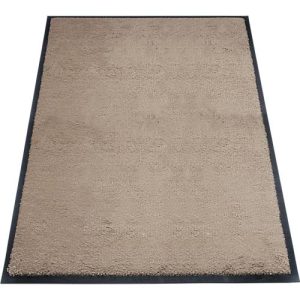 Schmutzfangmatte miltex Eazycare Style, eckig, antistatisch, UV-beständig, waschbar, High-Twist-Nylon & Niltrilgummi, 800 x 1200 mm, graubeige