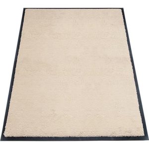 Schmutzfangmatte miltex Eazycare Style, eckig, antistatisch, UV-beständig, waschbar, High-Twist-Nylon & Niltrilgummi, 800 x 1200 mm, hellelfenbein