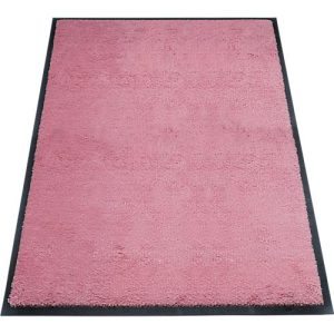 Schmutzfangmatte miltex Eazycare Style, eckig, antistatisch, UV-beständig, waschbar, High-Twist-Nylon & Niltrilgummi, 800 x 1200 mm, hellrosa