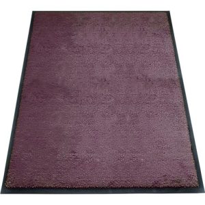 Schmutzfangmatte miltex Eazycare Style, eckig, antistatisch, UV-beständig, waschbar, High-Twist-Nylon & Niltrilgummi, 800 x 1200 mm, purpurviolett