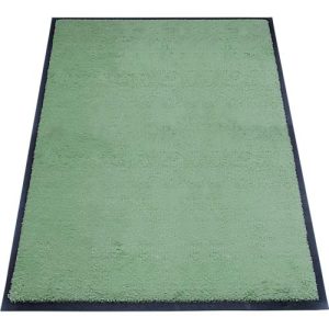 Schmutzfangmatte miltex Eazycare Style, eckig, antistatisch, UV-beständig, waschbar, High-Twist-Nylon & Niltrilgummi, 800 x 1200 mm, resedagrün