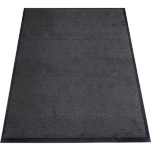 Schmutzfangmatte miltex Eazycare Style, eckig, antistatisch, UV-beständig, waschbar, High-Twist-Nylon & Niltrilgummi, 800 x 1200 mm, schwarzgrau