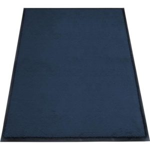 Schmutzfangmatte miltex Eazycare Style, eckig, antistatisch, UV-beständig, waschbar, High-Twist-Nylon & Niltrilgummi, 800 x 1200 mm, stahlblau