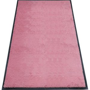 Schmutzfangmatte miltex Eazycare Style, eckig, antistatisch, UV-beständig, waschbar, High-Twist-Nylon & Niltrilgummi, 850 x 1500 mm, hellrosa