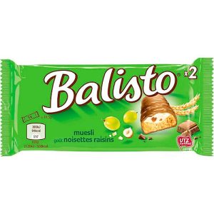 Schokoriegel Balisto Müsli-Mix, Keks mit Haselnusscrème, Rosinen & Milchschokolade, 20 x 37 g Schokoriegel Balisto Müsli-Mix, Keks mit Haselnusscrème, Rosinen & Milchschokolade, 20 x 37 g