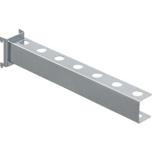 Schraubendreherhalter WFI, für Lochplatten mit Lochgröße 9 x 9 mm & Lochabstand 38 mm, für bis zu 7 Schraubendreher, L 220 mm, Stahl