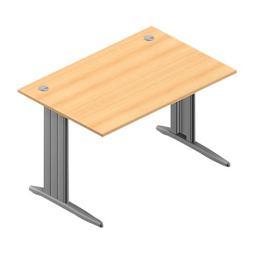 Schreibtisch ARLON-OFFICE, B 1200 x T 800 x H 730 mm, Buche-Dekor