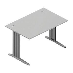 Schreibtisch ARLON-OFFICE, B 1200 x T 800 x H 730 mm, lichtgrau