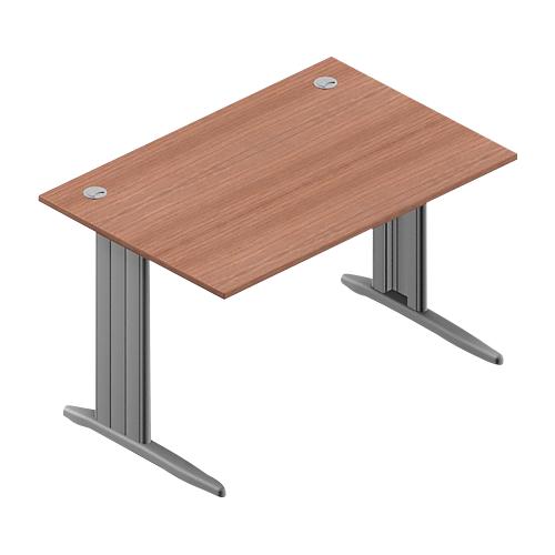 Schreibtisch ARLON-OFFICE, B 1200 x T 800 x H 730 mm, Nuss-Canaletto