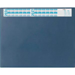 Schreibunterlage mit Kalender, blau