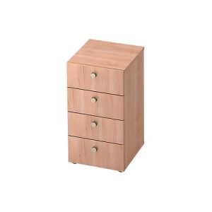 Schubladenschrank TOPAS LINE, 2 OH, B 400 mm, Nussbaum-Dekor/Nussbaum-Dekor