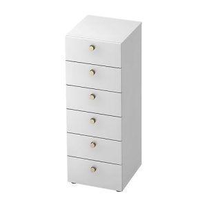 Schubladenschrank TOPAS LINE, 3 OH, B 400 mm, weiß/weiß