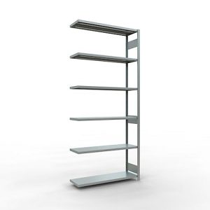 SCHULTE Lagertechnik Fachbodenregal – Stecksystem MULTIplus 250 Anbauregal – 3000x1300x400 mm, Typ 250 kg SCHULTE Lagertechnik Fachbodenregal – Stecksystem MULTIplus 250 Anbauregal – 3000x1300x400 mm, Typ 250 kg