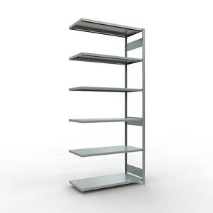 SCHULTE Lagertechnik Fachbodenregal – Stecksystem MULTIplus 250 Anbauregal – 3000x1300x600 mm, Typ 250 kg SCHULTE Lagertechnik Fachbodenregal – Stecksystem MULTIplus 250 Anbauregal – 3000x1300x600 mm, Typ 250 kg