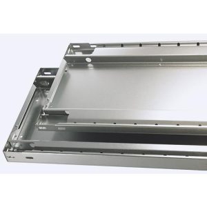 Schulte Lagertechnik Fachbodenregal-Stecksystem MULTIplus 250, Anbauregal, Längenriegel, 2500x750x600 mm, 6 Böden, enzianblau/verzinkt