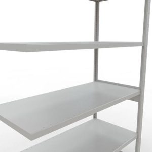 SCHULTE Lagertechnik Fachbodenregal – Stecksystem MULTIplus 250 Anbauregal mit Längenriegel – 2500x1300x600 mm, Typ 250 kg SCHULTE Lagertechnik Fachbodenregal – Stecksystem MULTIplus 250 Anbauregal mit Längenriegel – 2500x1300x600 mm, Typ 250 kg