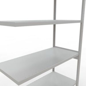 SCHULTE Lagertechnik Fachbodenregal – Stecksystem MULTIplus 250 Anbauregal mit Längenriegel – 3000x1300x600 mm, Typ 250 kg SCHULTE Lagertechnik Fachbodenregal – Stecksystem MULTIplus 250 Anbauregal mit Längenriegel – 3000x1300x600 mm, Typ 250 kg