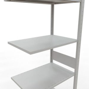 SCHULTE Lagertechnik – Stecks.Anbaur. mit Längenriegel – 3000x750x500 mm, Typ 150 kg