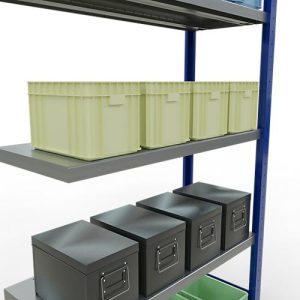SCHULTE Lagertechnik – Stecksystem Anbauregal – 2000x1000x400 mm, Typ 250 kg SCHULTE Lagertechnik – Stecksystem Anbauregal – 2000x1000x400 mm, Typ 250 kg