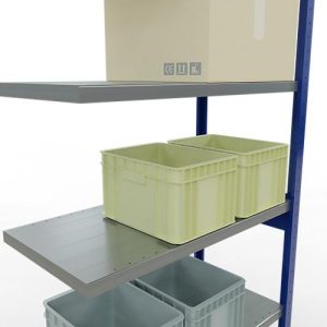 SCHULTE Lagertechnik – Stecksystem Anbauregal – 2500x1000x500 mm, Typ 250 kg SCHULTE Lagertechnik – Stecksystem Anbauregal – 2500x1000x500 mm, Typ 250 kg