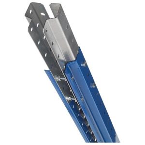 Schulte Lagertechnik Stützen-Adapter für Ständerrahmen S610-M18-U, verzinkt