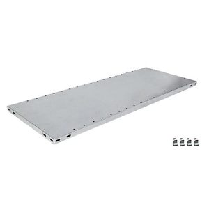 SCHULTE Lagertechnik Zusatz-Fachboden MULTIPlus 150, 750×500 mm, 25 mm Kante, mit 4 Fachbodenträgern