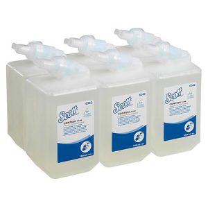 Scott® Handseife Control 6342, unparfümiert, 2.500 Portionen/Liter, 6 Flaschen á 1 Liter, farblos