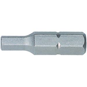 Sechskant-Bit WIHA, SW 2 mm, Antrieb 1/4 Zoll, C 6,3, L 25 mm