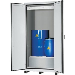 Sicherheitsschrank Typ 90 Asecos XL-CLASSIC-90, Flügeltüren mit Türfeststellanlage, 1 x Bodenauffangwanne mit Gitterrost, 230 l