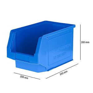 Sichtlagerkasten LF 322, Kunststoff, 10,4 l, blau