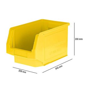Sichtlagerkasten LF 322, Kunststoff, 10,4 l, gelb