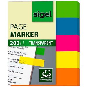 SIGEL Haftstreifen, Transparent Film