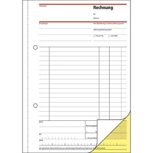 sigel® Rechnungsbuch SD031, DIN A5 hoch, 2 x 40 Blatt, selbstdurchschreibend
