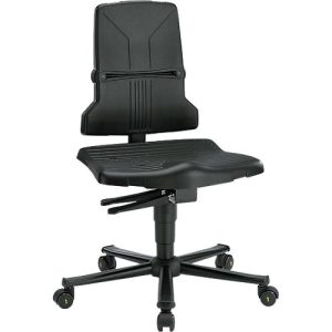 Sintec ESD-Arbeitsdrehstuhl, mit Rollen (ohne Polsterelement)