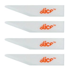 Slice Keramik Ersatzklingen, geradkantige Klinge, für Tapeziermesser, 4er Set