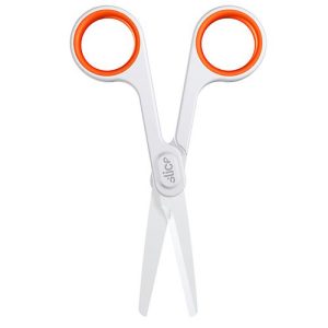 Slice Keramik-Schere, mit Soft-Touch Griffzone, für Rechts- und Linkshänder geeignet