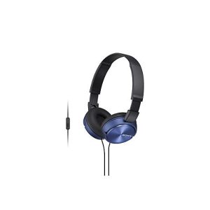 Sony MDR-ZX310APL – Kopfhörer mit Mikrofon – ohrumschließend – kabelgebunden – 3,5 mm Stecker – Blau
