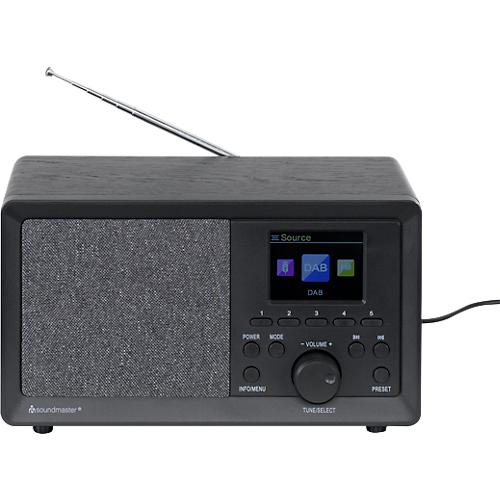 Soundmaster DAB+/UKW-PLL Radio DAB350SW, schwarz