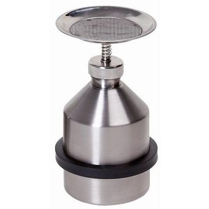 Sparanfeuchter, Edelstahl 1.4404, 1 l, Ø 132 x H 258 mm, federnd gelagerter Tränkteller