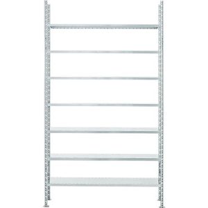 SSI Schäfer Archivregal, Grundfeld, 7 Böden, B 1285 x T 300 mm, verzinkt