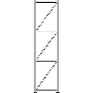 Ständerrahmen, für Regalsystem WR 600, H 3000 x T 600 mm