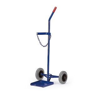 Stahlflaschenroller, 1×40/50 l Flasche, Vollgummireifen