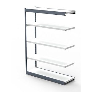 Stahlregal PROGRESS 2000, Regalfeld, ohne Rückwand, H 1900 x B 1000 x T 500 mm, Rahmen silber