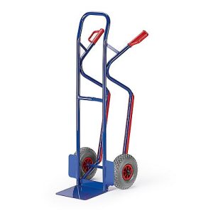 Stahlrohr-Kistenkarre, Tragkraft 250 kg, Luftreifen