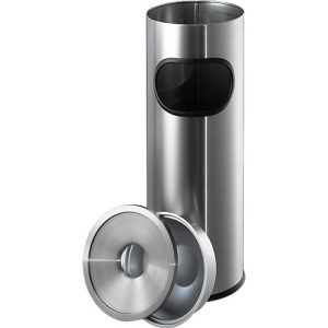 Standascher, Edelstahl, ø 190 x H 610 mm